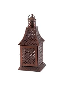 LABYRINTH PEWTER LANTERN